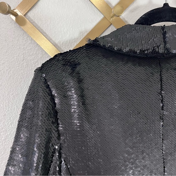 Heidi Merrick Black Sequined Blazer - Picture 10 of 13